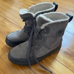 Sorel Tivoli Waterproof Winter Boots – Quarry Grey – Women's